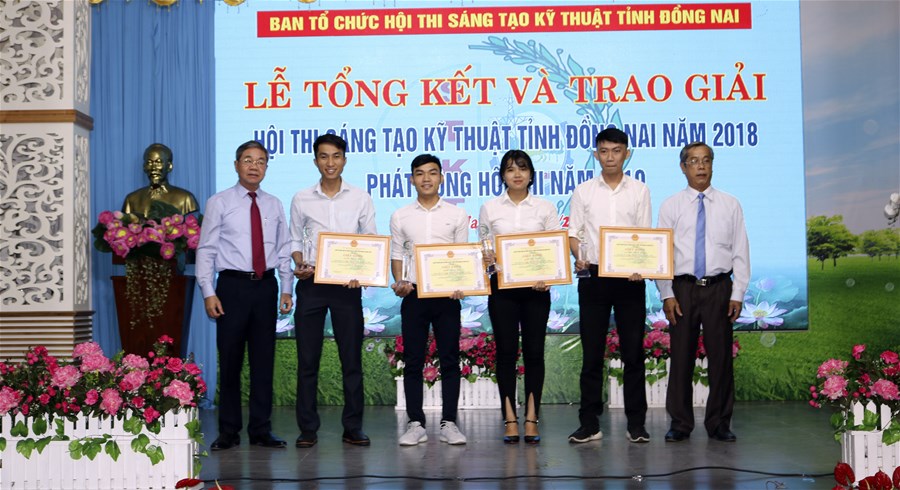 LHU đạt 9/18 giải thưởng Hội thi Sáng tạo Kỹ thuật Tỉnh Đồng Nai lần thứ 24 – 2019